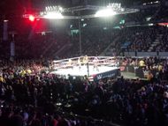The crowd at WWE Regina looking pretty packed